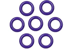 EZQNIRK Metal Eyelets Grommet Hole Ring with Washer,Purple,12mm 40PCS