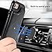 kazineer iPhone 6 Case, iPhone 6S Case, Black Leather Slim Back Cover with Credit Card Holder Protective Case [Compatible with Magnetic car Mount] for Apple iPhone 6 / iPhone 6S Cover