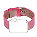 Yichan Woven Nylon Fabric Wrist Strap Replacement Band with Classic Square Stainless Steel Buckle for Apple iWatch Series 1 / 2 / 3,Sport & Edition,38mm,Pink