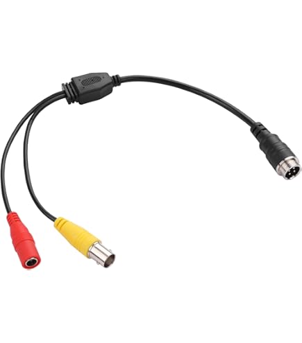 SVHS to BNC Splitter Cable 4 Pin SVHS Male to Dual BNC Female Connector S Video Adapter S-Video connector For CCTV Cameras Amplifiers Coax Cables