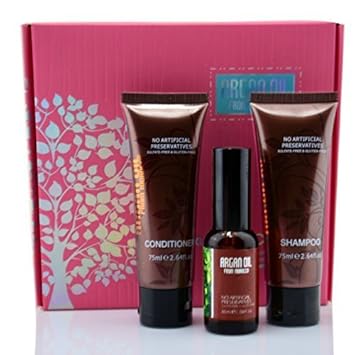 Amazon Com Argan Oil From Morocco 3 Piece Luxury Hair Care Gift
