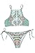 CUPSHE Fashion Women's Garden Fresh Printing Tank Padding Bikini Set (M) Multicolor