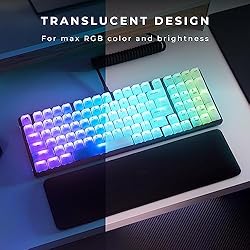 Glorious Polychroma Keycaps: Clear for RGB Shine