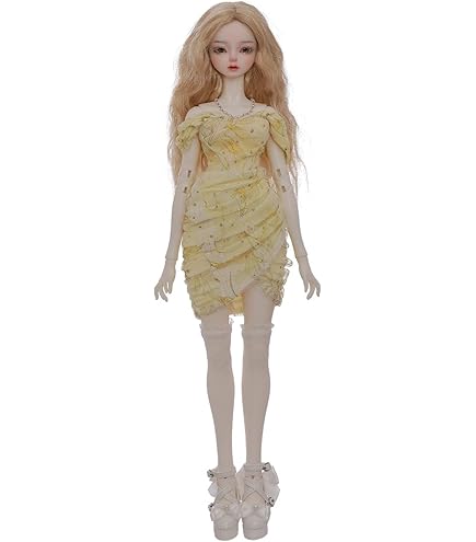 Oueneifs Xana Doll Bjd 1/4 Rainbow Series Modern Simple Style Elegant Cyan Dress Ball Jointed Dolls For Kids 15 Years And Up