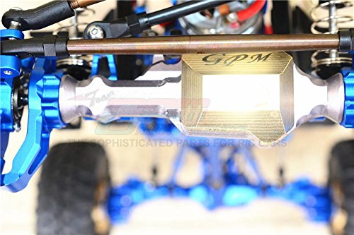 Traxxas TRX-4 Trail Defender Crawler Upgrade Parts Aluminum Front Gear Box - 1 Set Blue