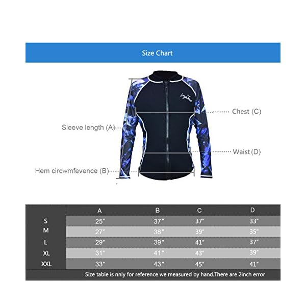 Layatone-Wetsuits-Jacket-2mm-Neoprene-Long-Sleeve-Top