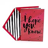 Hallmark Mahogany Valentine's Day Greeting Card for Romantic Partner (Jill Scott Collection, I Hope You Know)