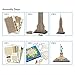 CubicFun 3D Puzzle Small US Architectural Building Model Kits Collection Toy, Pack of 2, The Empire State Building and Statue of Liberty in ONE Set