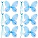 kilofly 6 Sets Princess Party Favor Jewelry Fairy Costume Dress up Role Play
