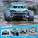 Tomzon Remote Control Car, 1/16 Scale High Speed Car, 2.4GHz Off Road Trucks with Shock Absorbers Anti-Slip Tires, 30 Minutes of Battery Life, RC Toy for Kids & Adults