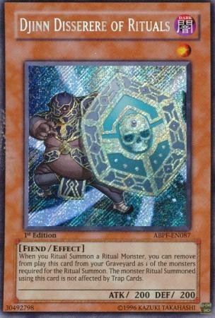 Yu-Gi-Oh! - Djinn Disserere of Rituals (ABPF-EN087) - Absolute Powerforce - 1st Edition - Secret Rare