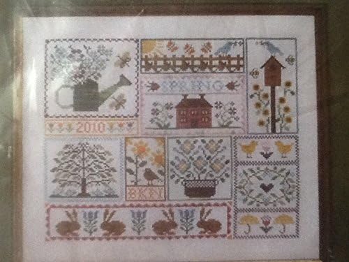 Sweet Songs of Spring Sampler, Pattern for Sampler and Four Small Projects
