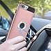 Ownest Compatible with iPhone 7 Plus Case,iPhone 8 Plus Case,iPhone 6 Plus Case with Armor Dual with Heavy Duty Protection and Finger Ring Kickstand Fit Magnetic Car Mount for iPhone-Rose Gold