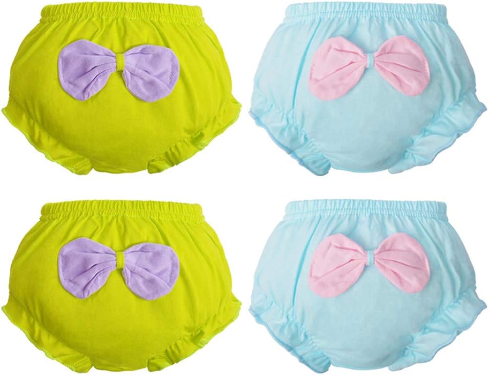 Balqees Ae Morbuy Ninos Ninas Bragas De Aprendizaje Reutilizable Para Ninos Pequenos De Algodon Panales Ropa Interior Pantalones De Entrenamiento Para Bebe 4 Paquetes Ropa Ropa Interior