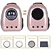 Giantex Astronaut Pet Cat Dog Puppy Carrier Travel Bag Space Capsule Backpack Breathable (Golden Rose)
