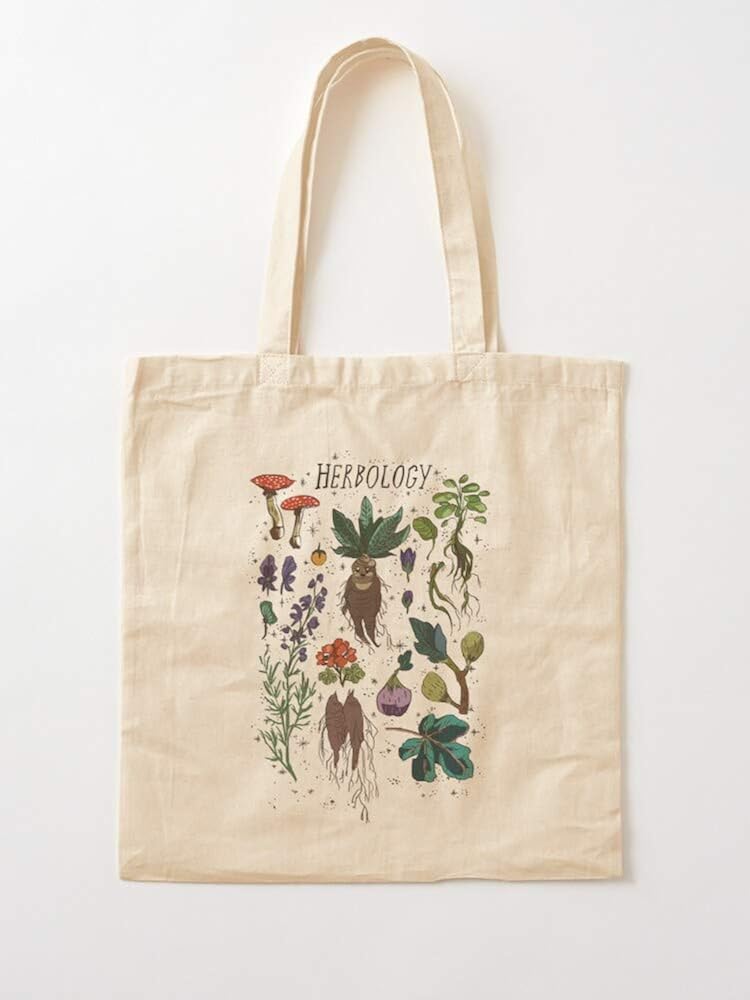 Herbology Magic Botany Flowers Mandrake Potter I Anh Canvas Grocery