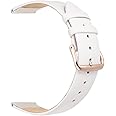 EACHE Classical Thin Leather Watch Bands for Ladies, Genuine Leather Watch Straps for Women & Mens 12mm 14mm 16mm 18mm 20mm More Colors