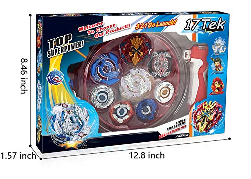 17Tek Battle Gyro Evolution Attack Pack with Battling Tops, Stadium and Launchers