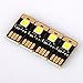 Yitee 4pcs USB Light Keychain Super Bright Pure White Single SMD LED Mini USB Port Light Ultra-Thin Portable Night Light with Double Touch Switch