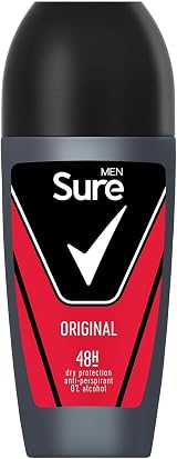 Sure Original Antiperspirant Roll On 50ml Pack of 6 48H Protection Men view 2
