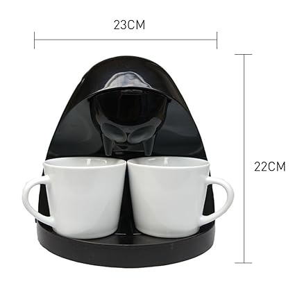 Ocamo Household Drip-Type Automatic Coffee Maker with 2 Cups Coffee Machine for Home Kitchen