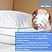 beegod Bed Pillows Better Sleeping, Super Soft & Comfortable Antibacterial & Anti-mite, Best Hotel Pillows, Relief Migraine & Neck Pain (White'')