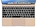 XSKN Hebrew Language Silicone Keyboard Skin Cover for New MacBook Pro 13 Inch Without Touch Bar A1708 (2016 Version, Flat Keys) & New MacBook 12 A1534