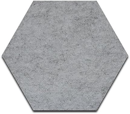 Magjump Magnetic Sticker,Felt Pin Notice Board Magnetic Board Decal Picture Organizer - White Hexagon