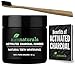 aimnaturals Natural Teeth Whitening Activated Charcoal Powder in Bulk (50g) + High Density Charcoal Toothbrush + Tongue Cleaner + Tips, Tricks, Benefits & Best Use of Activated Charcoal