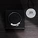 ZD-jewelry Mens Leather Bracelet,Black Genuine Leather and Horseshoe Stainless Steel Leather Bracelet for Men