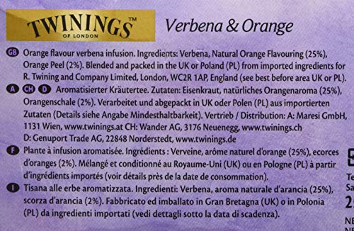 Twinings Verbena and Orange Früchtetee - Raffinierte Teekreation mit natürlicher Zitronen-Note und dem mild-süßen Aroma… – Bild 4