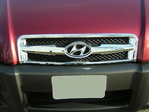 2004–2009 First Generation Hyundai Tucson Front Center CHROME Sport Grille ABS Plastic GL JM Beijing Car Molding Cover Bumper Guard Trim Trims Grill