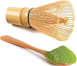 UVernal Matcha Whisk & Tea Spoon Natural Green Tea Powder (Chasen) For Preparing Matcha