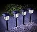 Sogrand Solar Lights Outdoor Pathway Decorative Garden Stake Light Upgraded Warm White LED Brgiht Decorations Stakes Walkway Lamp for Patio Outside Landscape Driveway Path Yard 8Pack