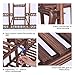 Ufine 9 Tier Wood Plant Stand 47.2″ High Widen Carbonized 17 Potted Flower Pot Organizer Shelf Display Rack Holder for Indoor Outdoor Patio Garden Corner Balcony Living Room (Renewed)thumb 4