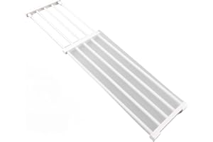 Dioche Tension Shelf Closet Tension Shelf Expandable Cabinet Divider Rack | Adjustable NailFree Storage Solution for Wardrobe