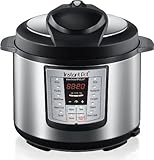 Instant Pot IP-LUX50 6-in-1 Programmable Pressure Cooker, 5Qt/900W, Stainless Steel Cooking Pot and Exterior