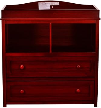Amazon Com Athena Leila 2 Drawer Changer With Galley Rail
