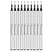Rollerball Pen Refills for Penneed G5/G6/G8 Pens, Parker Waterman Compatible Rollerball Pen Refills Metal Standard Size Swiss roller ball Fine Point 0.7mm (Pack of 10) (Black Ink)