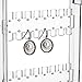 Beautify Foldable Jewelry Hanger Stand Earring Organizer, Necklace Holder and Bracelet Holder Display Rack - Acrylic
