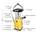 Qooltek Multi-functional 4-way Powered Solar Hand Crank LED Camping Lantern with AM/FM Radio and Emergency Cell Phone Charger (Yellow)