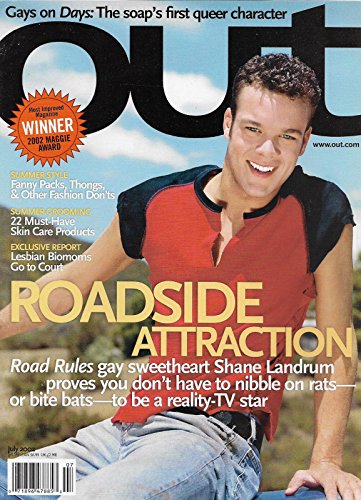 Shane Landrum (Road Rules) l Ryan Scott l Beth Ditto l Boy George l Gay & Lesbian Interest - July, 2002 Out
