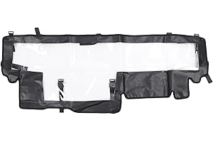 UTV Soft Rear Windshield Excellent Visibility Anti Dust PVC Back Window Replacement Maverick X3