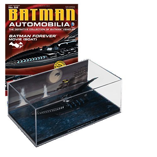 DC BATMAN AUTOMOBILIA FIGURINE COLLECTION MAGAZINE #52 FOREVER MOVIE BOAT