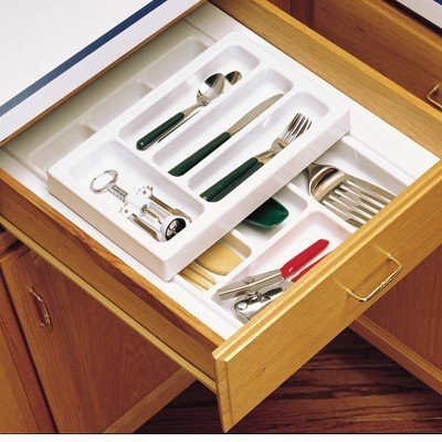 Rev A Shelf Rsrt 12 3h 3 13 In Double Cutlery Tray Insert Half