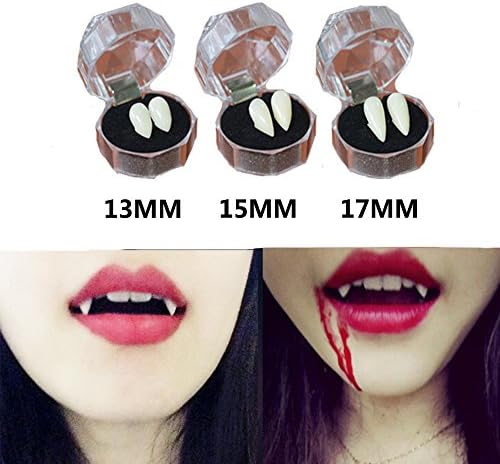3 Pairs Halloween Party Cosplay Decoration Vampire False Teeth