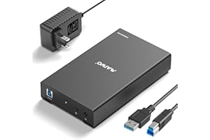 MAIWO External Hard Drive Enclosure for 2.5 3.5 Inch SATA HDD/SSD, 24TB Capacity with UASP, USB 3.0 to SATA Hard Drive Adapte