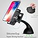 Car Phone Mount, ILDZMMC 3-in-1 Universal Phone Holder For Car Dashboard Windshield Mount Air Vent Car Phone Holder for iPhone X/8/8P/7/6/6S, Samsung Galaxy S5/S6/S7/S8 LG Huawei and More (Black)