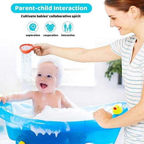 FOSUBOO Bath Toy for Baby, Flower Bathtub Toys for Toddlers, Bath Wall