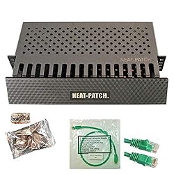 Neat Patch 2U Cable Management Kit - 1 Pack w/ 48